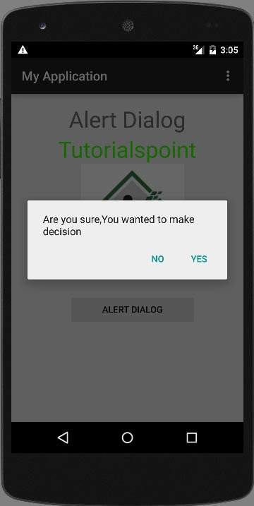 Android - Alert Dialog