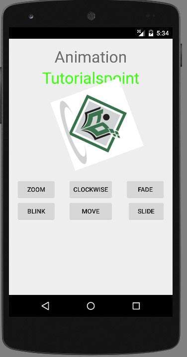 Anroid Animation Tutorial