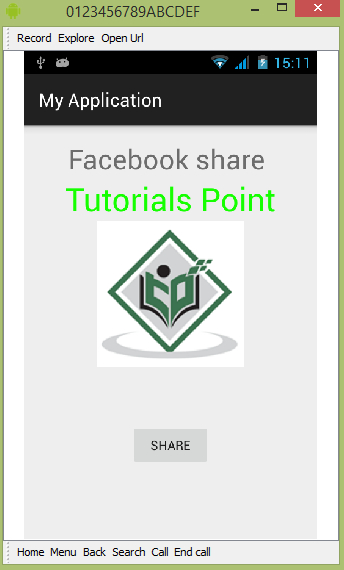 Android facebook Tutorial