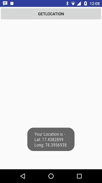 Android Mobile Location Info