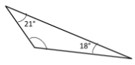 Finding an angle measure of a triangle given two angles 7.1