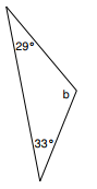 Finding an angle measure of a triangle given two angles Online Quiz 7.1