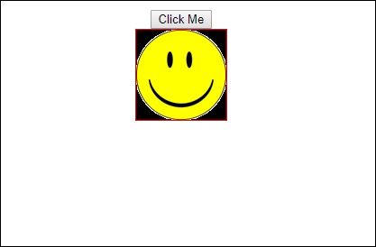 Click Me Button Image Position Changed
