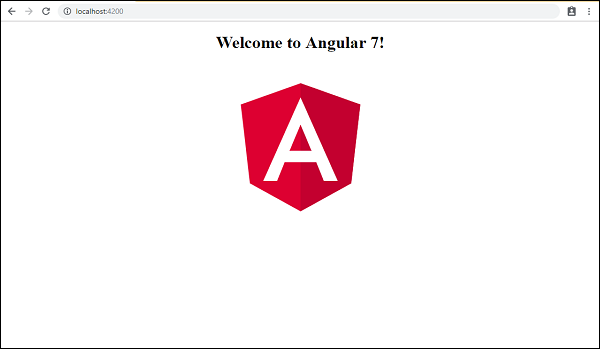 Welcome Angular7