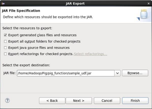 jar export