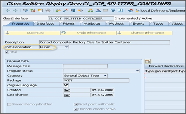 Sap ABAP Classes