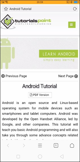 Android Tutorial