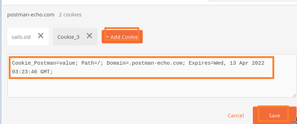 How to Add Cookies in Postman?