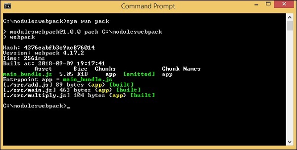 Npm Run Pack