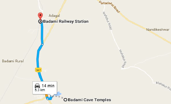Badami Caves By Train