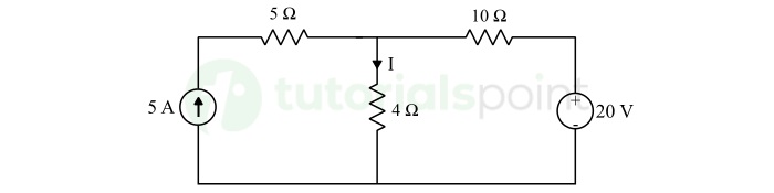 Superposition Theorem Example Circuit