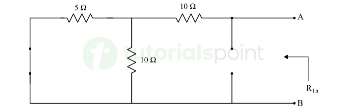 Thevenin's Theorem Example Step 2