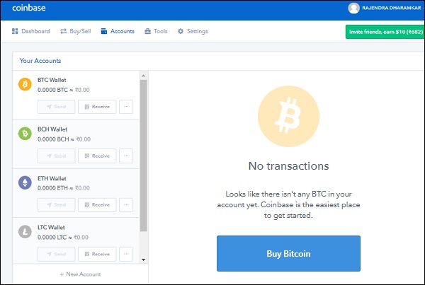 Bitcoin Wallet Account