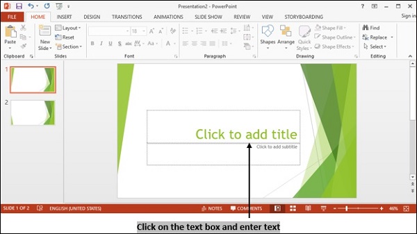 Presentation Click Textbox