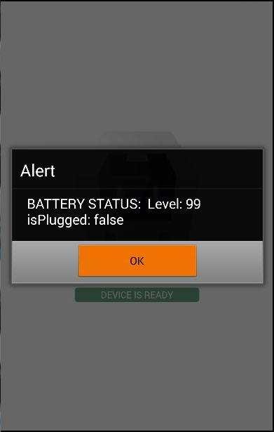 Battery Status Change