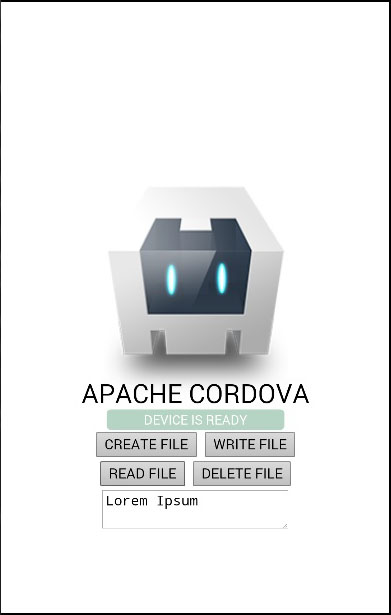 Cordova File Read