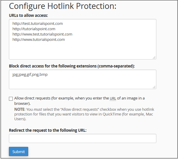 Configure Hotlink
