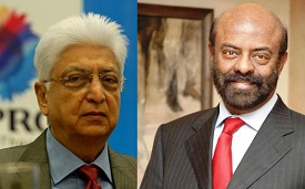 Azim Premji and Shiv Nadar