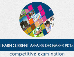 Current Affairs December 2015