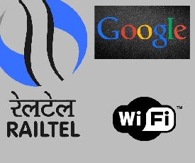 Google India and RailTel free wifi
