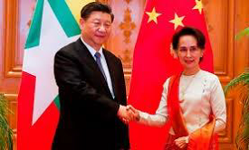 Myanmar and China