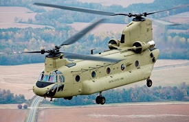 Apache and Chinook Helicopters