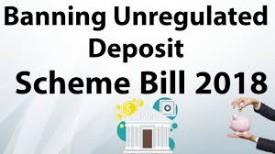 Unregulated Deposit Schemes Bill