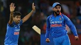 Kohli And Bumrah 