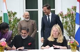 India and Netherlands MOU