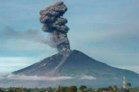 Mount Sinabung volcano