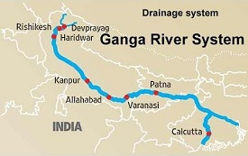 Salinity in Ganga