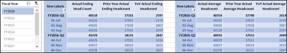 Year-Over-Year Headcount Measures