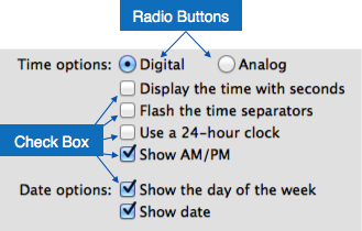 Radio-button