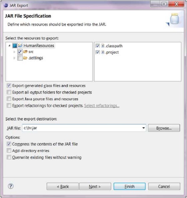 Jar File Specification