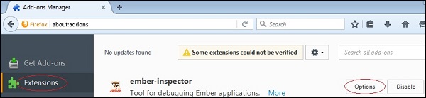 Ember.js Inspector