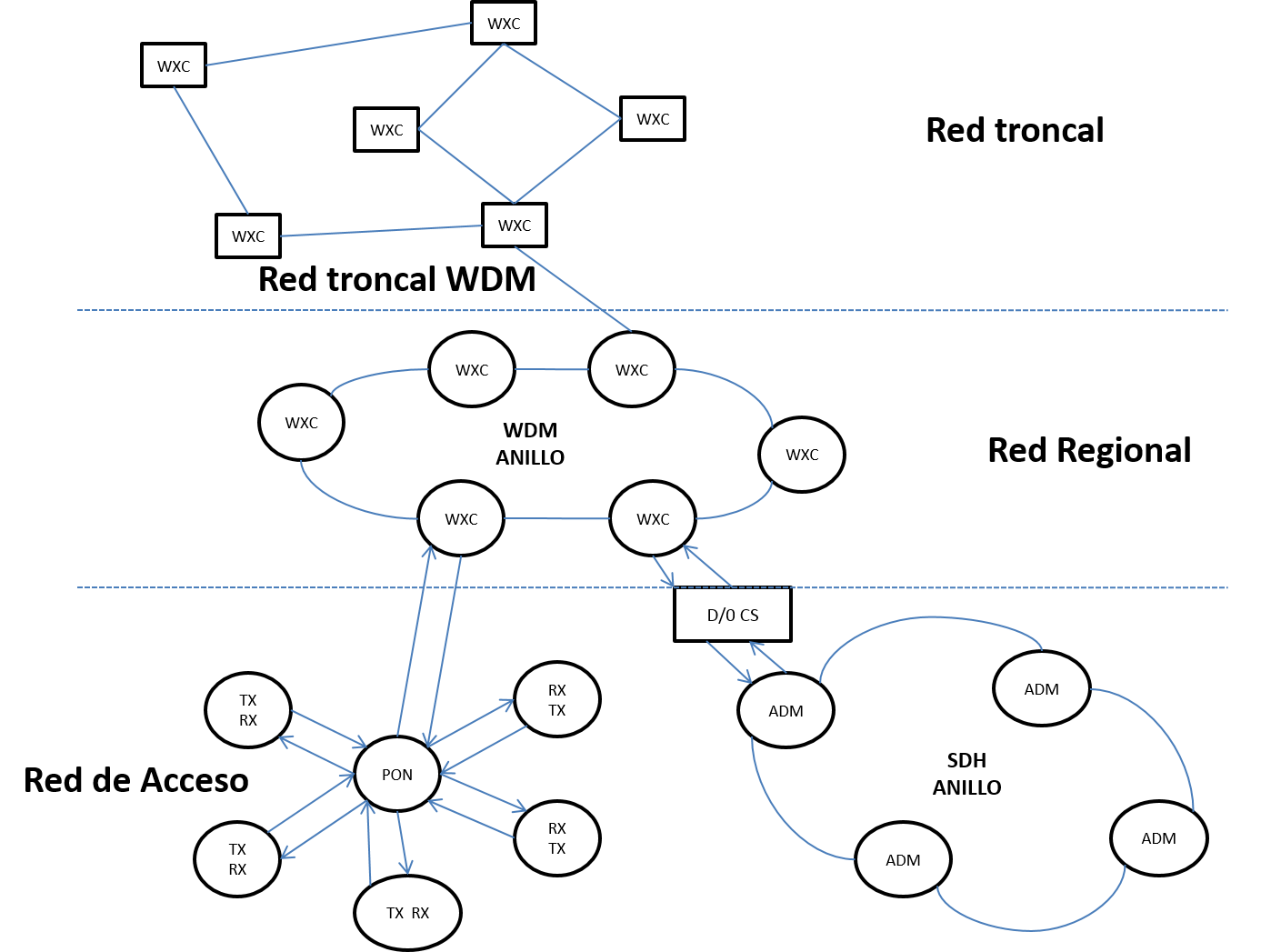 red troncal