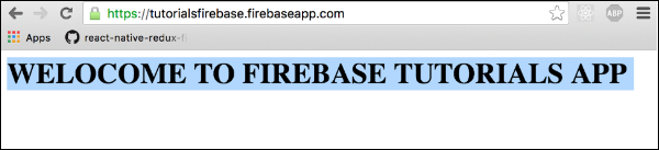 Firebase Deploying