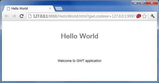 GWT Application Result2