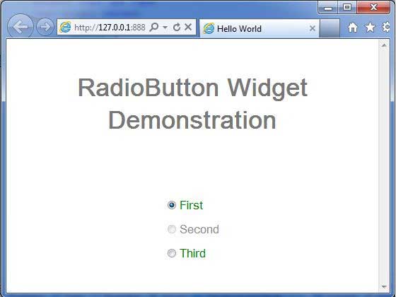 GWT RadioButton Widget