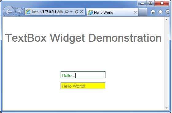 GWT TextBox Widget