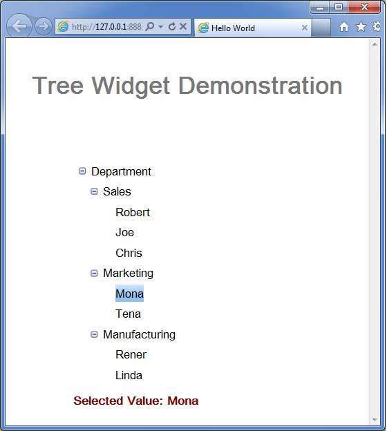GWT Tree Widget
