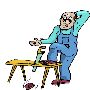 Man at Work Clipart 12
