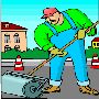 Man at Work Clipart 5