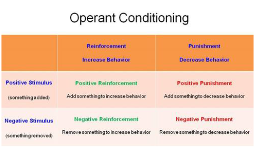 classical conditioning operant conditioning and social learning theory