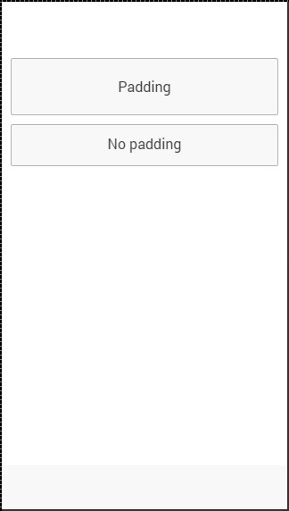 Ionic Padding