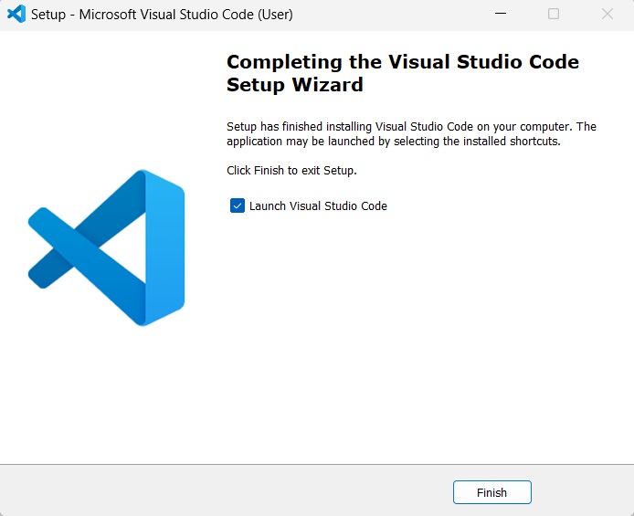 Visual Studio Installation Finish