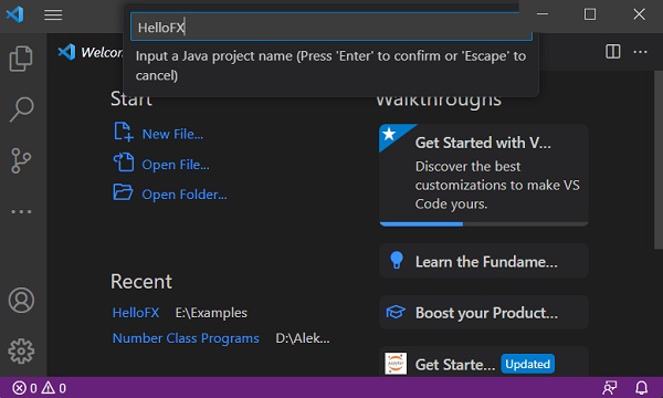 Visual Studio Java Project