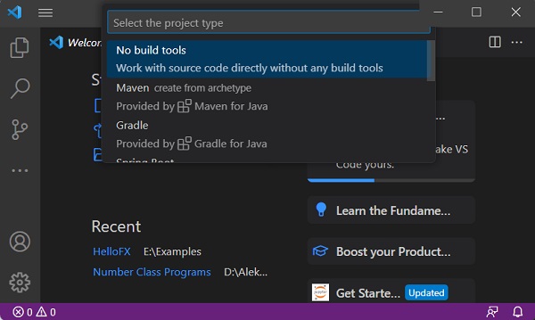 Visual Studio No Build Tools