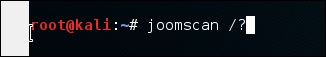 kali Linux系统下Joomscan工具的使用方法