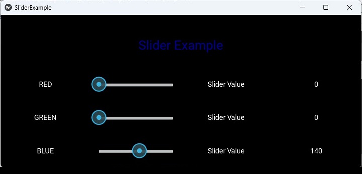 Kivy Console Slider Value